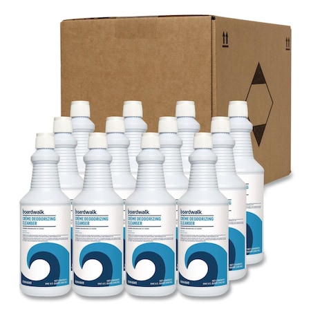 Boardwalk Creme Deodorizing Cleanser, Mint Scent, 32 oz Bottle, 12PK BWK4849