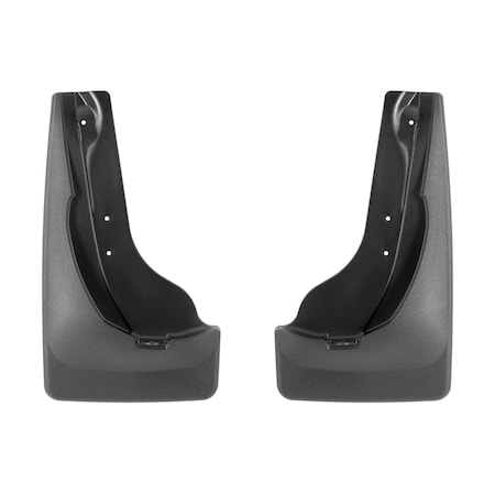 Weathertech Black, No Drill MudFlaps 120176