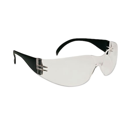 Bouton Optical Safety Glasses, Anti-Fog & Anti-Scratch, Clear Lens, Black Frame 250-01-0020