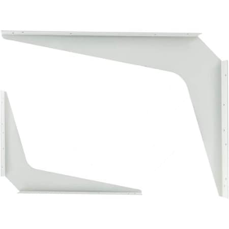 Csh 15in x 21in White Workstation HD Reversible Brackets 1000 lb. Capacity 1 Set 15.B08-15211-6K4