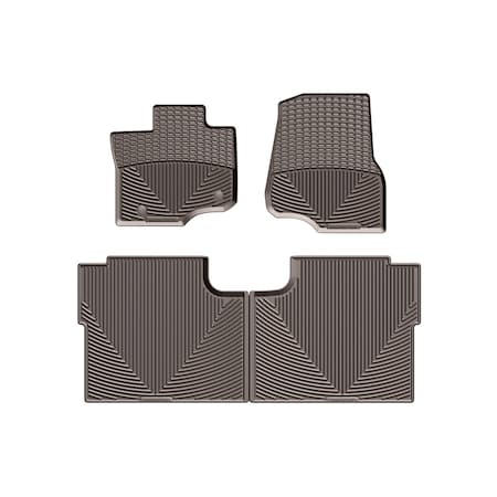 Weathertech Cocoa, Front and Rear All Weather Floor Mats W345CO-W346CO