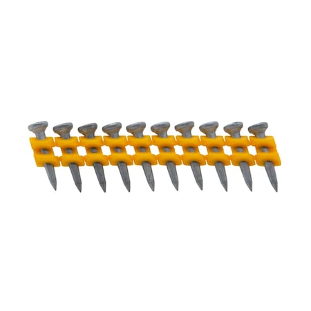 Dewalt Nails, 3/4" L, 0.12 ga, Flat Head, PK1000 DCN8912075