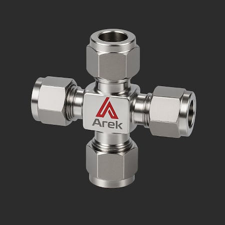 Arek Union Cross 1/8 in, SS 316 RL 113 UC_ 1/8