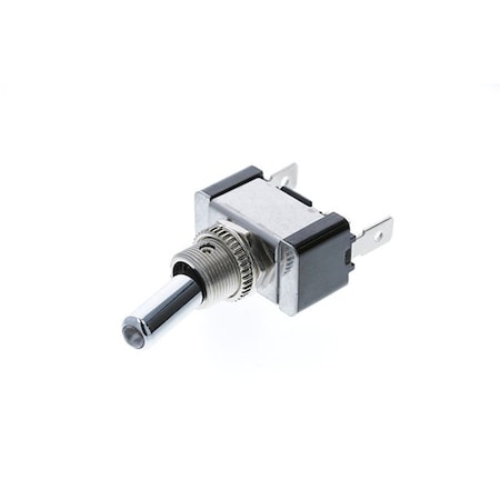 Switch Components Illumnated Toggle, 3P SPST OFF-ON, Blue LED TA1B-1A-DC-1-UL