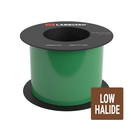 Labeltac Low Halide Supply 4in x 75ft LT9, Green LT405LH-C