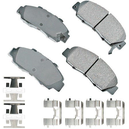 Akebono Proact Disk Pad, Act503A ACT503A