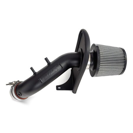 Hps Performance Air Intake Kit with Heat Shield, Black,  827-737WB