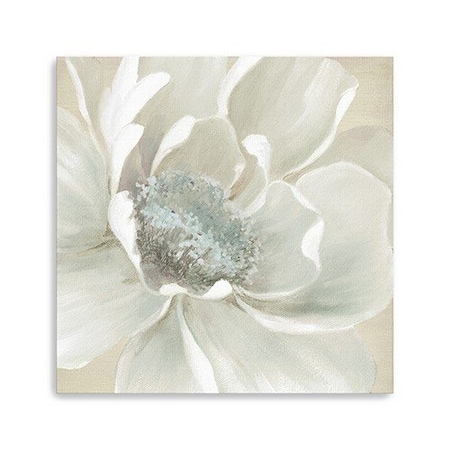 Homeroots Soft Winter Flower Unframed Print Wall Art 398848