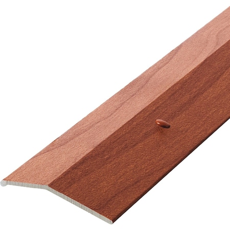 M-D Building Products Building Products 1-3/8'' X 36'' Cherry Aluminum Metal Decor Carpet Trim with Screw Nails 40124