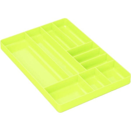 Ernst Manufacturing Drawer Tray, Yellow, 1 1/2" H, Stackable 5017HV
