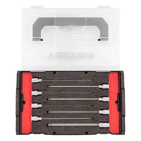 Tekton Socket Set, Steel, 10 1/4 in L SHB91701