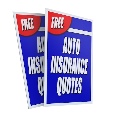 Signmission Free Auto Insurance Quotes, Plastic Signs Only 24 Inch x 36 Inch, Corrugated Plastic, 2PK CSB-2436-2PACK-FreeAutoInsuranceQuotes