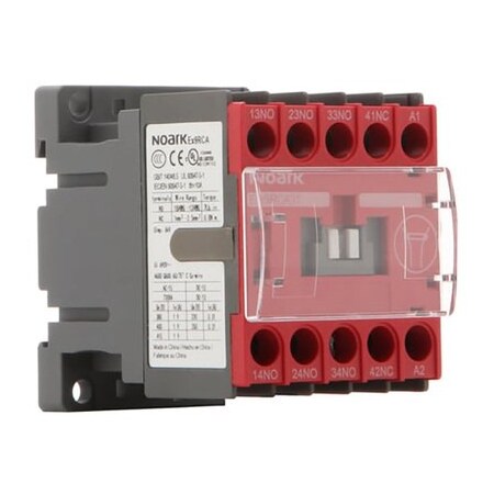 Noark Safety control relay - 1321924 - Ex9RCA - 120Vac coil - 3NO+1NC aux. contacts EX9RCA31G