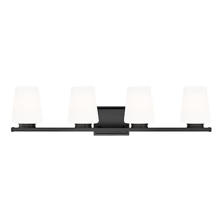 Z-Lite Nextra Matte Black 4 Light Vanity 7703-4V-MB
