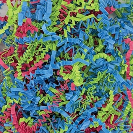 Nashville Wraps Scented Jelly Bean Crinkle Cut Shredded Paper, 8 oz Bag ZFS08JB