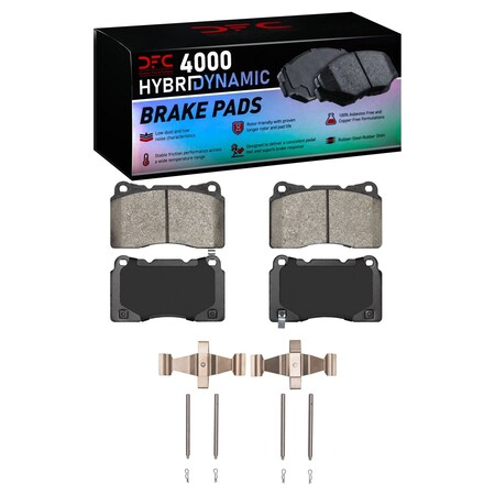 Dfc 4000 HybriDynamic, Disc Brake Pad Set,  4000-1001-01