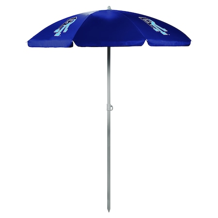 Picnic Time Family Of Brands NCAA Rhode Island Rams Outdoor Canopy Sunshade Beach Umbrella 5.5' 822-00-138-934-0
