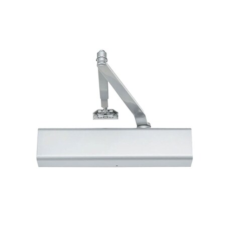 Norton Co Grade 1 Top Jamb Door Closer, Push Side, Regular, Adjustable Size 1 to 6, 2-3/4in to 7in Reveals, P J8501 689