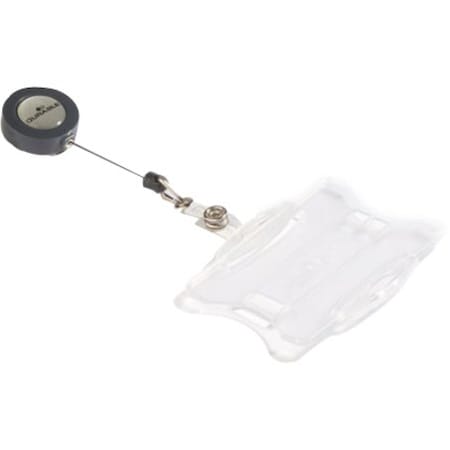 Durable Office Products ID Badge Holder, 2-3/4" L, Open Style, PK10 801119