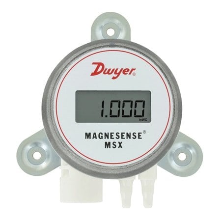 Dwyer Instruments Differential Pressure Transmitter MSX-W12-IN-LCD