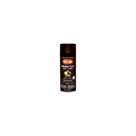 Krylon COLORmaxx Spray Paint, Gloss, Black, 12 oz, Aerosol Can, 6PK 5579
