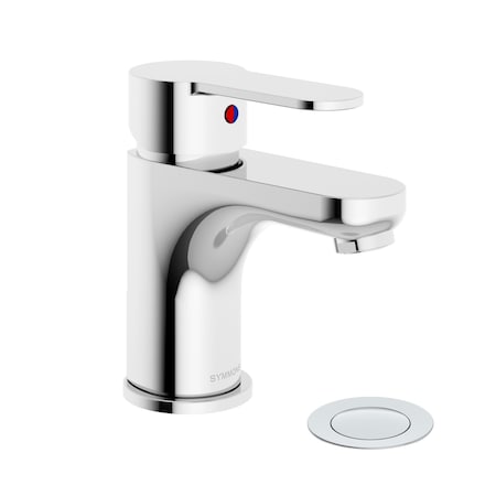 Symmons Identity Single-Hole Single-Handle Bathroom Faucet with Push Pop Drain (1.0 GPM) SLS6712PP