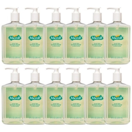 Micrell Antibacterial Lotion Soap, Citrus, 8 fl oz (236.6 mL) 12 PK GOJ975212CT