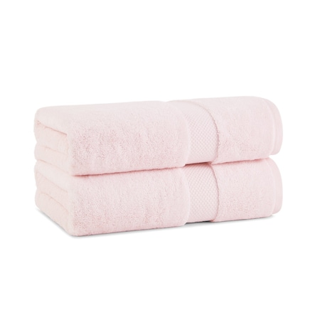 Arkwright Home Egyptian Cotton Bath Towel 30x54 Pink - Pack of 2, 2PK P-EGYP-3054-PNK