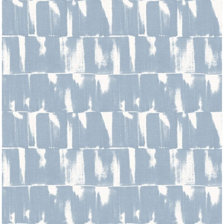 A-Street Prints Bancroft Blue Artistic Stripe Wallpaper 4122-27025