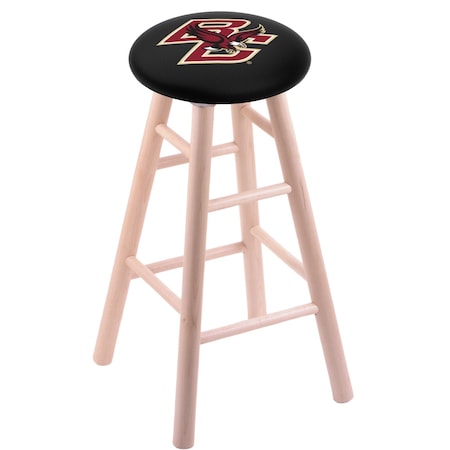 Holland Bar Stool Co Maple Counter Stool, Natural Finish, Boston College Seat RC24MSNat