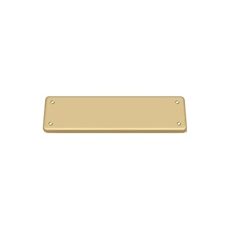 Deltana Cover Plate for DASH95 Satin Brass Finish DASHCPU4