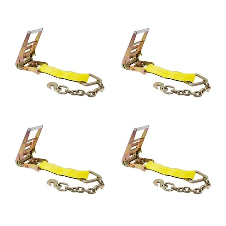 Mytee Products 4in Ratchet w/ Chain Anchor No Strap, 4PK RB4Cx4