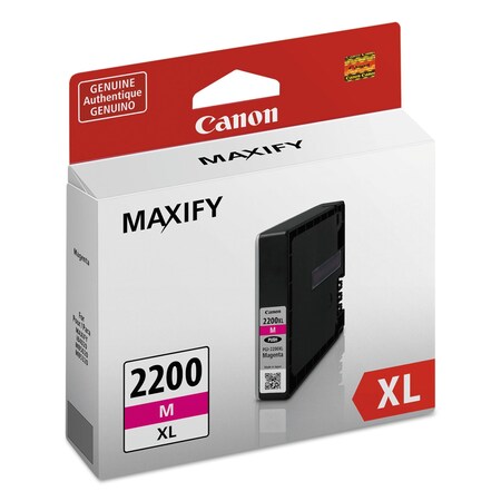 Canon High-Yield Ink 9269B001 (PGI-2200XL), 1295 Page-Yield, Magenta 9269B001