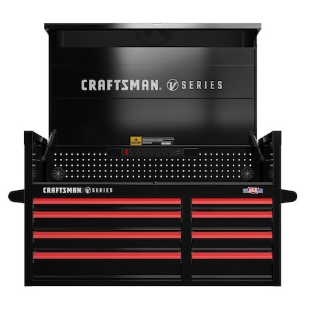Craftsman Top Chest, 32" H, 27 in, 1200lb Cap. CMSTVS4108BK
