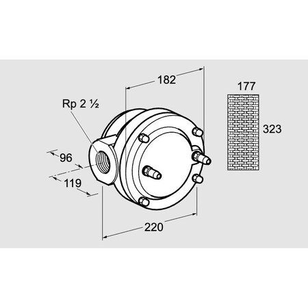 Honeywell Kromschroder FLTR, GAS, GFK 65R10 6 KS81941090