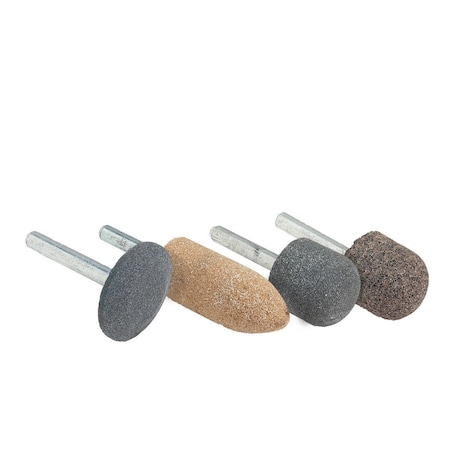 Walter Surface Technologies Walter Mounted Points 3/4" x 1 1/2", 36 Grit 12D729