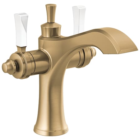 Delta Dorval Two Handle Single Hole Monoblock Bathroom Faucet 856-GS-DST