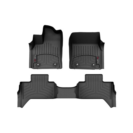 Weathertech Black, Front and Rear Floorliners 441708-1-3