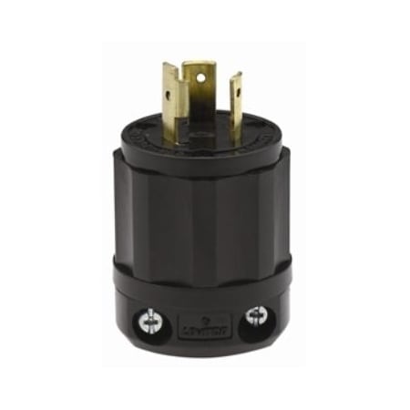 Leviton Industrial Grade Plug 20 Amp, 250 Volt 2321-B