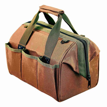 Kings County Tools Waxed Canvas Tool Bag Heavy Duty Canvas Tote Bag Garden Caddy for Gardening Supplies or Tools GW13K01-01
