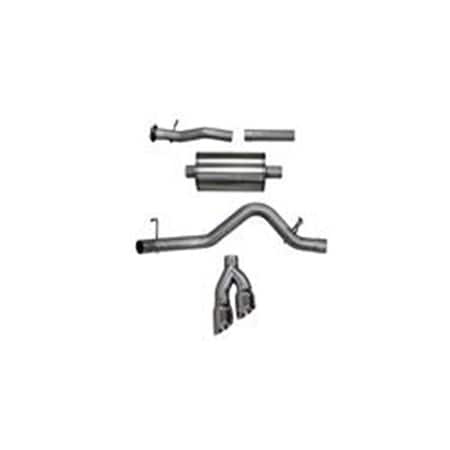 Overtime 2017-2018 Canyon 3.6L 3 in. Cat-Back Exhaust System with Dual Side Exit, Polished OV365654
