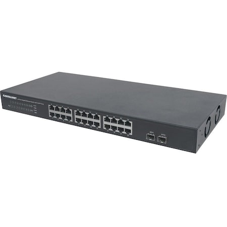 Intellinet Network Solutions Intellinet 24-Port Gigabit Ethernet Switch w/ Auto-Sensing Ports That 561044