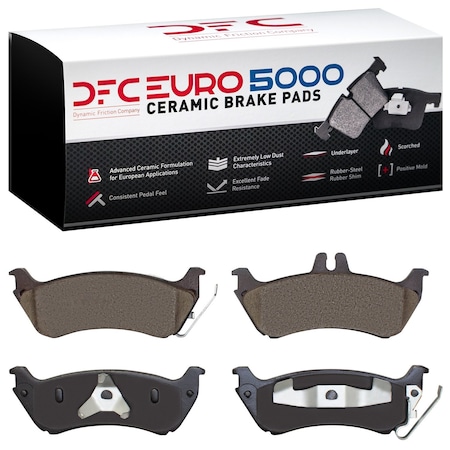 Dfc 5000 Euro Ceramic Disc Brake Pad Set, 1600-0875-00