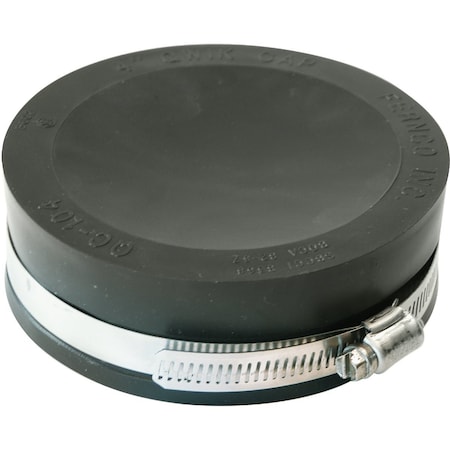 Fernco 1-1/2'' Flexible Slip PVC Cap PQC-101