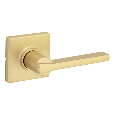 Kwikset Residential Door Levers Entry Satin Brass 405CSLSQT-4S
