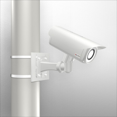 Acti ACTi PMAX-0505 Pole Mount for Network Camera - Warm Gray - Aluminum PMAX-0505