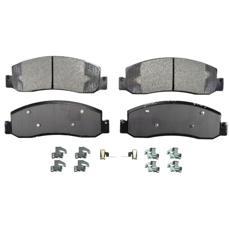 Wagner Brake QuickStop Front Disc Brake Pad Set Semi-Metallic,  ZX1333