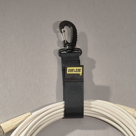 Rip-Tie Cable Wrap, 9 in, 1 in W, Black, 5 PK J-09-005-BK