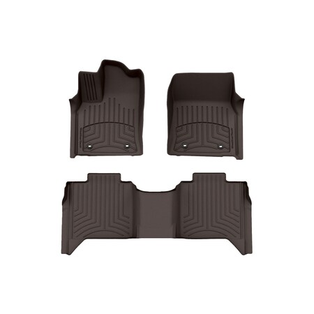 Weathertech Cocoa, Front and Rear FloorLiner HP 471708-1-2IM