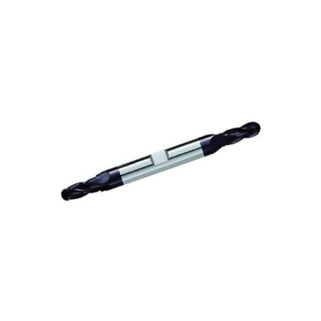 Garr Tool End Mill, Ball Nose Center Cutting Double End, Series: 535MA, 11/32 in Diameter Cutter 36087